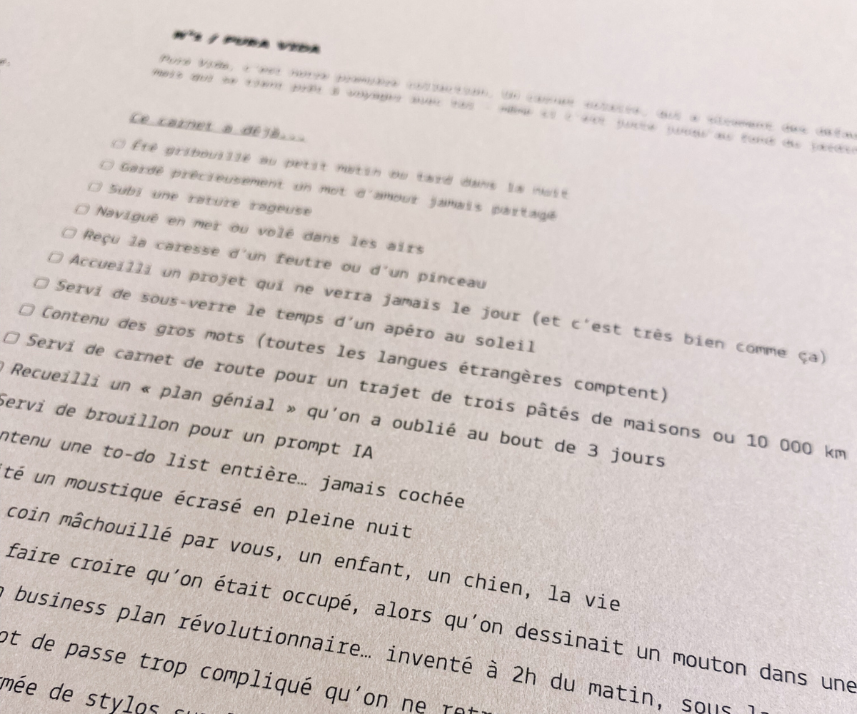 Pura Vida N°1 - Pack de 3 Carnets Édition Limitée