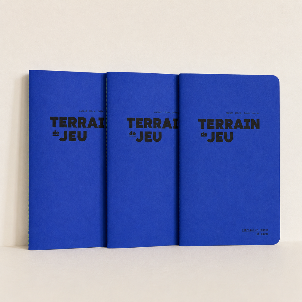 Refuges N°2 Bleu électrique - Pack de 3 Carnets en édition Limitée